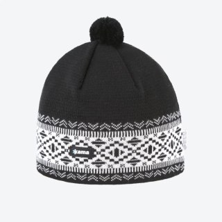 Czapka narciarska Kama Merino Wool Gore-Tex Infinium Windstopper, Black (AW74-110 ) Kama