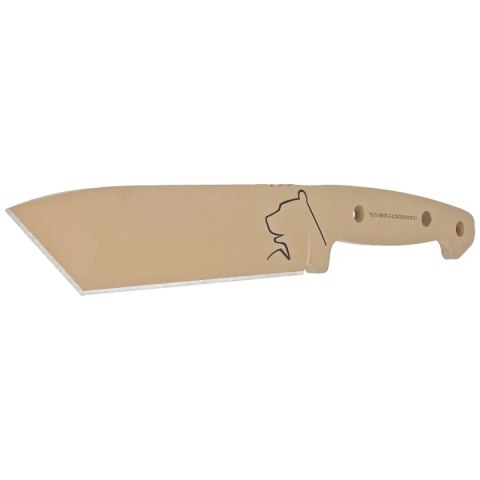 Głownia Turq Gear Bear Tanto, Cerakote Desert Sand Sleipner Turq Gear