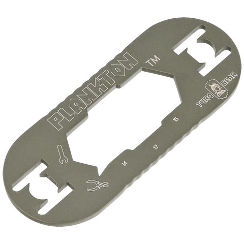 MultiTool Turq Gear Plankton Set (Tool No.1) Cerakote OD Green Stainless Steel Turq Gear