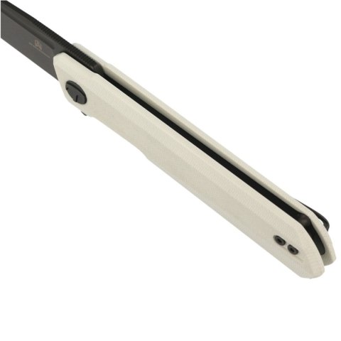 Nóż składany Bestechman Dundee White G10, Grey PVD D2 by Ostap Hel (BMK01I) Bestechman by Bestech Knives