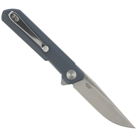 Nóż składany Bestechman Mini Dundee Grey G10, Stonewashed / Satin D2 by Ostap Hel (BMK03D) Bestechman by Bestech Knives