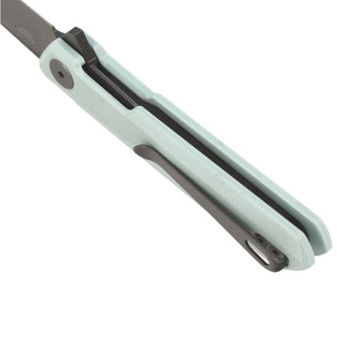 Nóż składany Bestechman Mini Dundee Ice Cream Blue G10, Grey PVD D2 by Ostap Hel (BMK03G) Bestechman by Bestech Knives