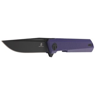 Nóż składany Bestechman Mini Dundee Purple G10, Black PVD D2 by Ostap Hel (BMK03J) Bestechman by Bestech Knives