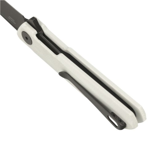 Nóż składany Bestechman Mini Dundee White G10, Grey PVD D2 by Ostap Hel (BMK03H) Bestechman by Bestech Knives