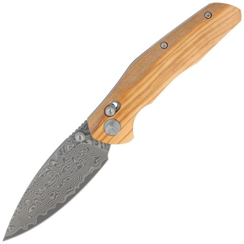 Nóż składany Bestechman Ronan Olive Wood, Damascus (BMK02M) Bestechman by Bestech Knives