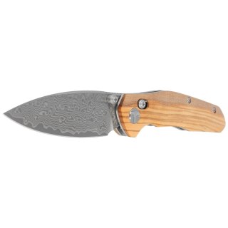 Nóż składany Bestechman Ronan Olive Wood, Damascus (BMK02M) Bestechman by Bestech Knives