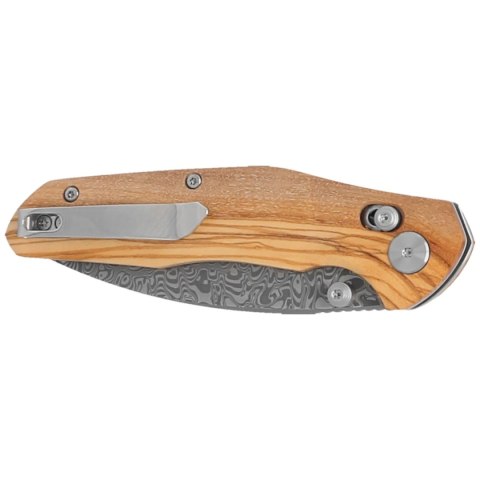 Nóż składany Bestechman Ronan Olive Wood, Damascus (BMK02M) Bestechman by Bestech Knives