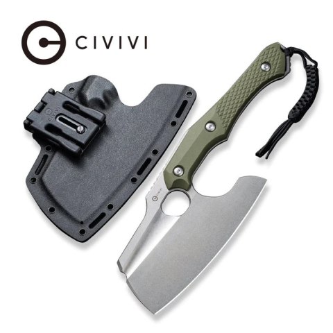 Nóż Civivi Aratra OD Green G10, Stonewashed D2 by Maciej Torbé (C21041-2) Civivi by WE Knife