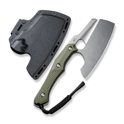 Nóż Civivi Aratra OD Green G10, Stonewashed D2 by Maciej Torbé (C21041-2) Civivi by WE Knife