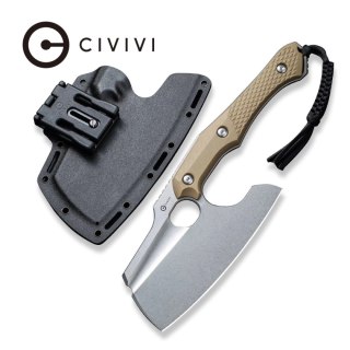 Nóż Civivi Aratra Tan G10, Stonewashed D2 by Maciej Torbé (C21041-3) Civivi by WE Knife