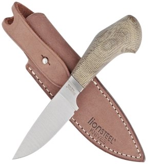 Nóż LionSteel Willy Green Canvas, Satin M390 by Gianluigi ''Wilson'' Simonella (WL1 CVG) LionSteel