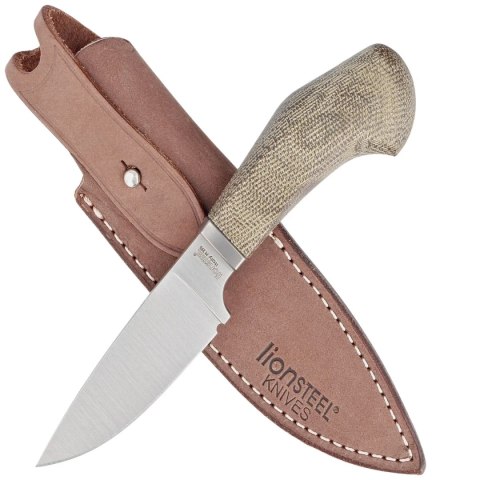 Nóż LionSteel Willy Green Canvas, Satin M390 by Gianluigi ''Wilson'' Simonella (WL1 CVG) LionSteel