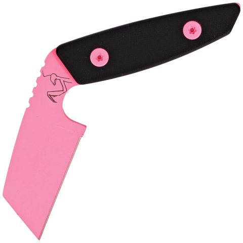 Nóż Turq Gear Mantis Black G10 Cubic HW Pink, Cerakote Pink Sleipner Turq Gear