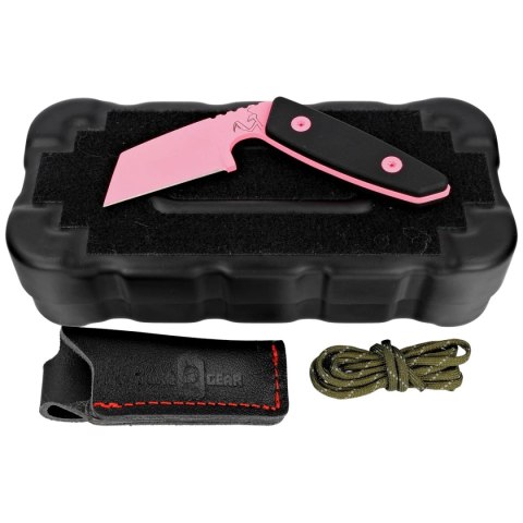 Nóż Turq Gear Mantis Black G10 Cubic HW Pink, Cerakote Pink Sleipner Turq Gear