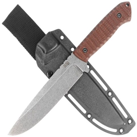 Nóż Za-Pas Expendable Brown Toxic Micarta, Acid Stonewashed NMV (EXT-ST-M-BR) Za-Pas