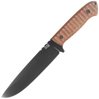 Nóż Za-Pas Expendable Brown Toxic Micarta, Black Cerakote NMV (EXT-CE-M-BR) Za-Pas