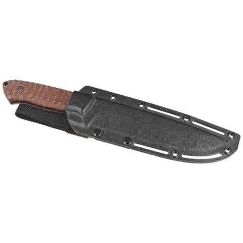 Nóż Za-Pas Expendable Brown Toxic Micarta, Black Cerakote NMV (EXT-CE-M-BR) Za-Pas