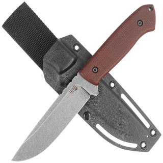 Nóż Za-Pas Ultra Outdoor Brown Micarta, Black Cerakote O2 (UO-CE-M-BR) Za-Pas