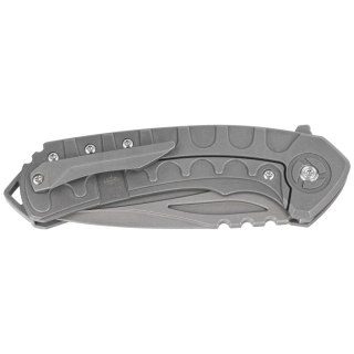 Nóż składany Bestech Buwaya Dark Bead Blast Titanium, Dark Bead Blast M390 by Kombou (BT2203A) Bestech Knives