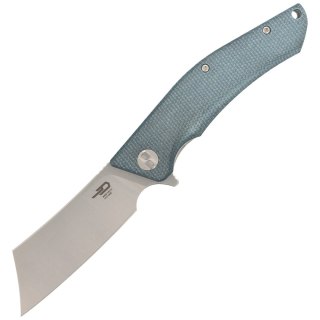 Nóż składany Bestech Cubis Blue Micarta, Stonewashed/Satin D2 (BG42C) Bestech Knives