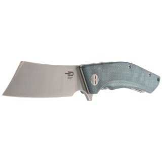 Nóż składany Bestech Cubis Blue Micarta, Stonewashed/Satin D2 (BG42C) Bestech Knives
