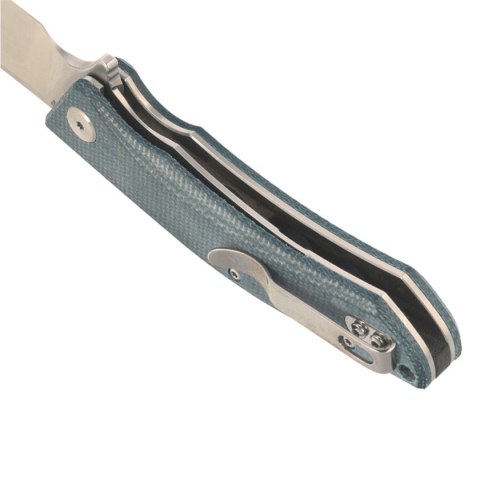 Nóż składany Bestech Cubis Blue Micarta, Stonewashed/Satin D2 (BG42C) Bestech Knives