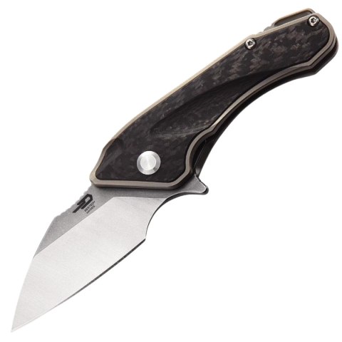 Nóż składany Bestech Goblin Black Titanium / Carbon Fiber, Stonewashed / Satin CPM S35VN (BT1711A) Bestech Knives