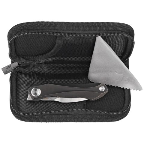 Nóż składany Bestech Ivy Black Titanium, Stonewashed/Satin CPM S35VN by Ostap Hel (BT2004A) Bestech Knives