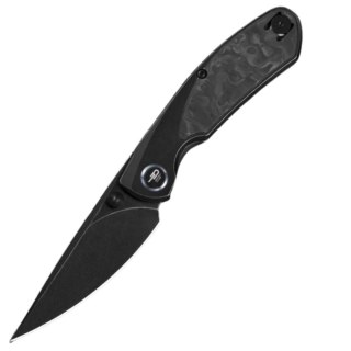 Nóż składany Bestech Lito Black Titanium / Carbon Fiber, Black Stonewashed M390 by Ostap Hel (BT2307D) Bestech Knives