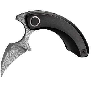 Nóż składany Bestech Strelit Black Stonewashed Titanium, Damascus by Ostap Hel (BT2103H) Bestech Knives