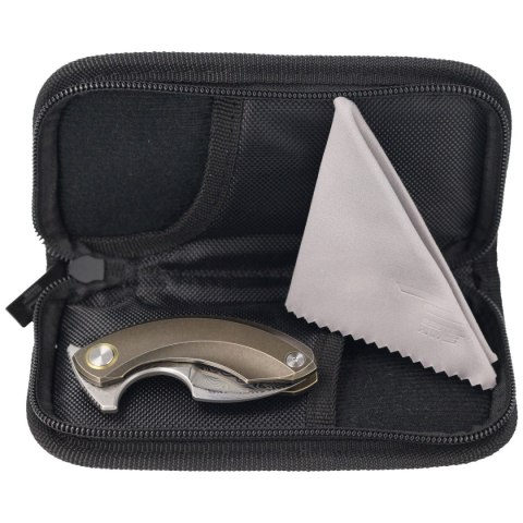 Nóż składany Bestech Strelit Bronze Stonewashed Titanium, Damascus by Ostap Hel (BT2103J) Bestech Knives