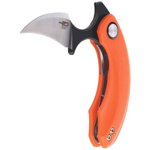 Nóż składany Bestech Strelit Orange G10, Satin/Black Stonewashed 14C28N by Ostap Hel (BG52C-2) Bestech Knives