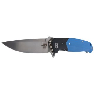 Nóż składany Bestech Swordfish Black / BlueG10, Satin D2 (BG03D) Bestech Knives