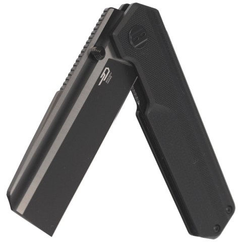 Nóż składany Bestech Tardis Black G10, Black DLC/Satin D2 by Ostap Hel (BG54A) Bestech Knives