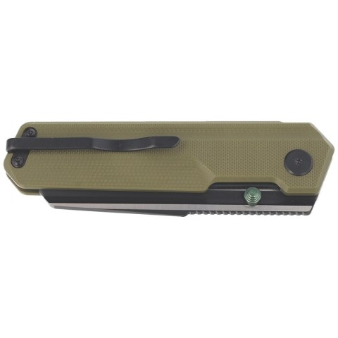 Nóż składany Bestech Tardis OD Green G10, Black DLC/Satin D2 by Ostap Hel (BG54C) Bestech Knives