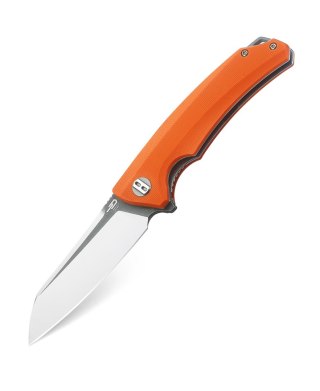 Nóż składany Bestech Texel Orange G10, Grey Titanized/Satin D2 by A Purvis Blades (BG21D-2) Bestech Knives