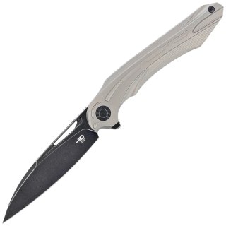 Nóż składany Bestech Wibra Bronze Titanium, Black Stonewashed M390 by Kombou (BT2001E) Bestech Knives