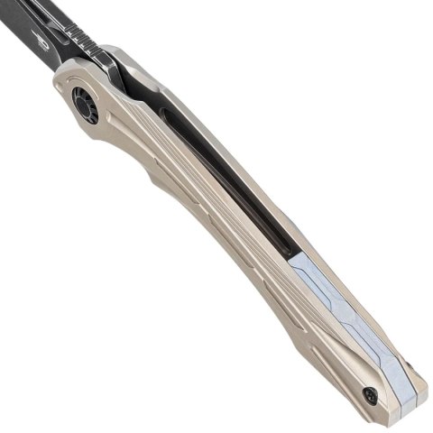 Nóż składany Bestech Wibra Bronze Titanium, Black Stonewashed M390 by Kombou (BT2001E) Bestech Knives