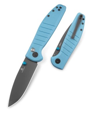 Nóż składany Bestechman Goodboy Blue G10, Grey DLC D2 by Keanu Alfaro (BMK04C) Bestechman by Bestech Knives