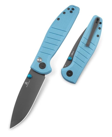 Nóż składany Bestechman Goodboy Blue G10, Grey DLC D2 by Keanu Alfaro (BMK04C) Bestechman by Bestech Knives