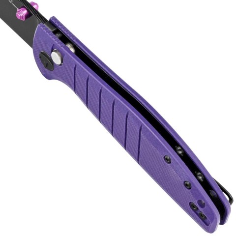 Nóż składany Bestechman Goodboy Purple G10, Black DLC D2 by Keanu Alfaro (BMK04F) Bestechman by Bestech Knives