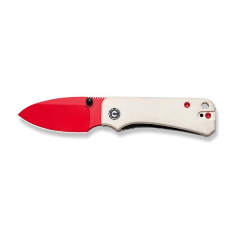 Nóż składany Civivi Baby Banter Ivory G10, Red Painted Nitro-V by Ben Petersen (C19068S-7) Civivi by WE Knife
