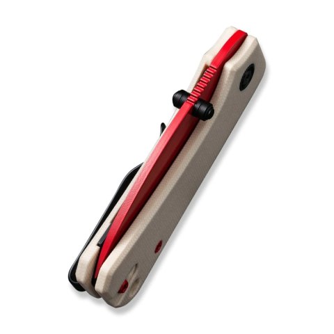 Nóż składany Civivi Baby Banter Ivory G10, Red Painted Nitro-V by Ben Petersen (C19068S-7) Civivi by WE Knife