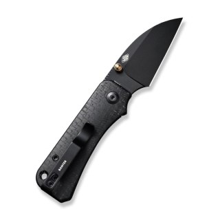 Nóż składany Civivi Baby Banter Wharncliffe Black Burlap Micarta, Black Nitro-V by Ben Petersen (C19068SC-1) Civivi by WE Knife