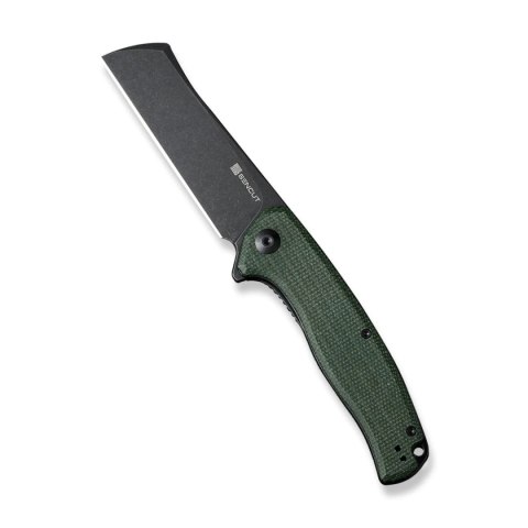 Nóż składany Sencut Traxler Green Canvas Micarta, Black Stonewashed 9Cr18MoV (S20057C-4) Sencut by We Knife