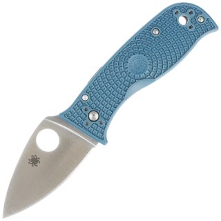 Nóż składany Spyderco Lil' Temperance 3 Lightweight Blue FRN, Satin Plain K390 by Sal Glesser (C69PBL3K390) Spyderco Inc.