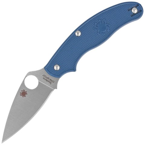 Nóż składany Spyderco UK Penknife Cobalt Blue FRN, Satin Plain CPM SPY27 by Sal Glesser (C94PCBL) Spyderco Inc.