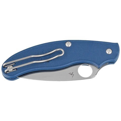 Nóż składany Spyderco UK Penknife Cobalt Blue FRN, Satin Plain CPM SPY27 by Sal Glesser (C94PCBL) Spyderco Inc.