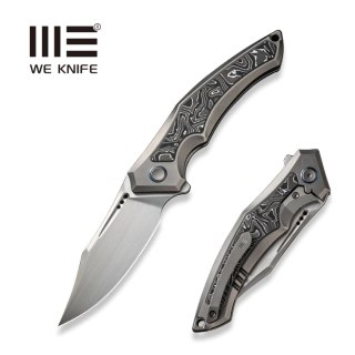 Nóż składany WE Knife Orpheus LE No 036/155 Gray Titanium / Aluminium Foil CF, Hand Rubbed Satin CPM 20CV (WE23009-2) WE Knife