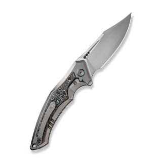 Nóż składany WE Knife Orpheus LE No 036/155 Gray Titanium / Aluminium Foil CF, Hand Rubbed Satin CPM 20CV (WE23009-2) WE Knife
